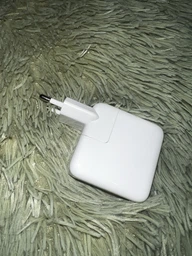 Переходник сетевой для зарядного устройства Apple iPad евровилка White фото від покупців 6