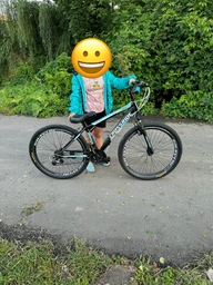 Велосипед Crossride МТВ ST "Shark" 26" 14" Черно-голубой (0173-140-Б) фото от покупателей 5