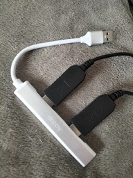 USB-хаб, концентратор / розгалужувач для ноутбука Addap UH-05, на 4 порти USB 3.0 + USB 2.0, Gray фото від покупців 3