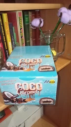 Кокосово-карамельный батончик FitWin Coco Caramel No Sugar Added, 20*40 грамм без добавленного сахара - Миндаль фото от покупателей 5