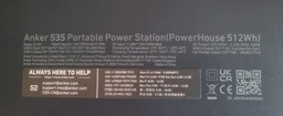 Зарядная станция Anker PowerHouse 535 / 500 Вт / 512 Вт⋅ч / LiFePO4 (A1751311) фото от покупателей 19