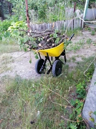 Тачка будівельна 2-колісна Wheelbarrow Strong WB7808 (88743) фото від покупців 6