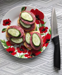 Набор ножей Tefal Comfort с подставкой 6 предметов (K221SA04) фото от покупателей 4