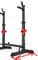Стойка под штангу с ручками для отжиманий Hop-Sport HS-1004L