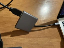 Переходник Type-C на HDMI USB 3.0, адаптер для MacBook Apple Samsung Asus HP Type-С USB-хаб 4K (TypeC-HUB-3in1-SL) Dark Grey фото от покупателей 13