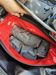 Набор органайзеров для путешествий Bagsmart черный с красным (BM0104087AN001)