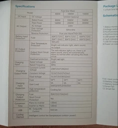 Інвертор Choetech з зарядкою, функція ДБЖ 12\220В 1500Вт, чиста синусоїда (INV-C1500WUPS-EU) фото від покупців 16