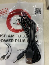 Кабель питания Cablexpert 5V 2.0 USB AM – DC 3.5x1.0 1.8 м (CC-USB-AMP35-6)