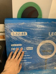 Кольцевая LED лампа 45см 220V 3 крепления + пульт + чехол RL-18