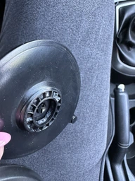Универсальный автомобильный магнитный держатель Автодержатель для телефона к панели или стеклу Hoco CA100 Ring Magnetic Center Сonsole Car Рolder