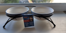 Подставка с мисками из керамики для кошек Trixie Eat on Feet 250 мл (4047974247907) фото от покупателей 7