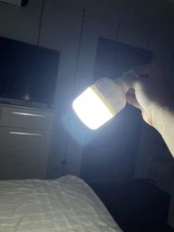 Лампа-ліхтар для кемпінгу акумуляторна LED Lamp 1200mAh автономна світлодіодна з трьома режимами роботи та гаком XO YH04 White фото від покупців 10
