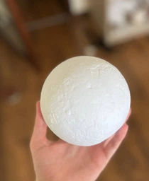Ночник 3D Moon light Луна на подставке, диаметр 11 см фото від покупців 1