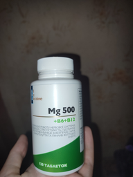 Магній 500 Mg+B6+B12 ABU 120 таблеток (4820255570792)
