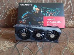 Видеокарта Gigabyte PCI-Ex Radeon RX 7600 Gaming OC 8GB GDDR6 (128bit) (18000) (2 x HDMI, 2 x DisplayPort) (GV-R76GAMING OC-8GD) фото от покупателей 1