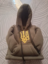Чехол кофта Худи аксессуар на КПП Car Hoodie трезуб тризуб герб хаки