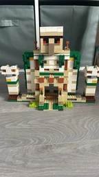 Конструктор дитячий Minecraft Фортеця Залізний Голем ігрова фортеця майнкрафт набір з кубиків та фігурок героїв і тварин 998 деталей з будиночком та аксесуарами розвиваючий для хлопчиків та дівчаток OnePro 70947 фото від покупців 1