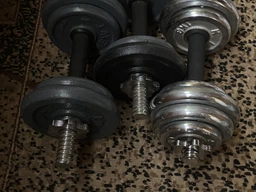 Гантельний гриф EasyFit 35 см, Ø 25 мм хромований фото від покупців 1