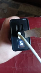 Повербанк 30000mAh BOROFONE BJ18A з ліхтарем та дисплеєм |2USB/Type-C, 2A| Чорний фото від покупців 7