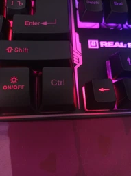 Клавиатура Real-El 8700 Gaming Backlit black фото от покупателей 7