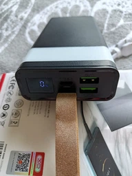 Батарея універсальна XO 20000mAh, PD/20W, QC/22.5W, flashlight, Micro-USB, Type-C, USB-A*2, white (XO-PR129) фото від покупців 7