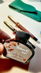 Чернила Pelikan 4001 Royal Blue в стеклянном флаконе 30 мл Синие стираемые (301010) фото от покупателей 8