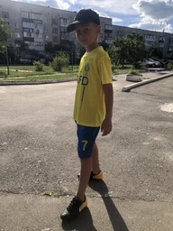 Форма футбольная детская Ronaldo (Роналдо) Al-Nasr «Аль-Наср» 2024, 28-150-155 см., желтая синяя фото от покупателей 7