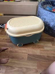 Багатофункціональний ящик для зберігання іграшок POPPET "Каченя Грін", на колесах, великий PP-001G-L фото від покупців 9