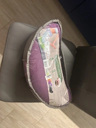 Подушка Болстер для йоги и медитации IDEIA с гречневой шелухой, йога, гречневая шелуха, гречиха 46х25х10 см Зеленая (4820182658693) фото от покупателей 4