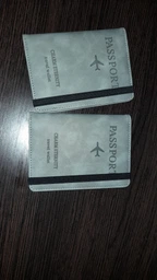 Обложка на загранпаспорт с отсеками для кредиток/денег/sim карт с RFID защитой из экокожи Charm Infinite синяя (CI-27209) фото от покупателей 1