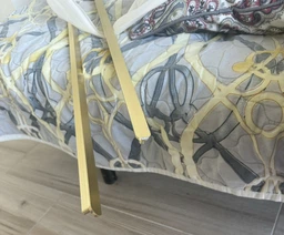 Ручки довгі для шафи Long Canoe 1152/1200мм накладні брашоване золото фото від покупців 3