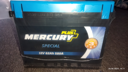 Автомобильный аккумулятор Mercury Special Plus 50А (+/-) (430EN) (P47297) фото от покупателей 1