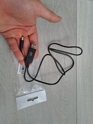 Кабель для wi fi роутера от павербанка Powerbank - повышающий переходник з 5 на 12 вольт провод для TP-Link Keenetic ASUS Xiaomi MikroTik Tenda D-Link Mercusys Huawei и других интернет вай фай модем терминал USB - DC 12V 1.5А 5.5x2.1 LEXEGO (KPN5669) фото от покупателей 3