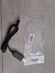 Кабель для wi fi роутера от павербанка Powerbank - повышающий переходник з 5 на 12 вольт провод для TP-Link Keenetic ASUS Xiaomi MikroTik Tenda D-Link Mercusys Huawei и других интернет вай фай модем терминал USB - DC 12V 1.5А 5.5x2.1 LEXEGO (KPN5669) фото от покупателей 2