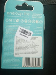Акумулятори PANASONIC ENELOOP NI-MH Lite HR03/AAA 550 mAh 4 шт фото від покупців 1