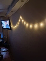 Светодиодная USB гирлянда в виде мини ламп (шарика) – CARPRIE IOM 6M / 50LED / IP44 фото от покупателей 5