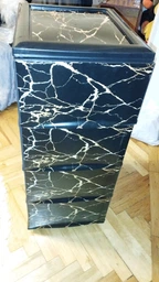 Комод VIOLET HOUSE Marble Black 94х46х38см (0352)