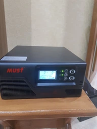 Перетворювач напруги Must 1000 W з чистою синусоїдою, 12 V, LCD EP20-1012PRO (KD00MS0048) фото від покупців 5