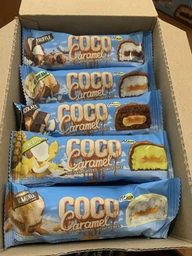 Батончик FitWin Coco Caramel з начинкою, Трюфель 40 г 20 шт (4820273230623) фото від покупців 2