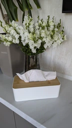 Органайзер для серветок МВМ MY HOME Scandinavia Білий/дерево (FH-42 WHITE/WOOD) фото від покупців 4