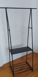 Стійка вішалка пересувна для одягу з полицею для взуття The New Coat Rack 365 CR на коліщатках фото від покупців 1