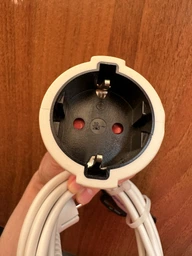 Подовжувач побутовий електричний Electraline універсальний із заземленням на 1 розетку переноска 3х1мм 3м 10А IP20 білий (1636)