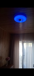 RGB Люстра светодиодная с Bluetooth колонкой 35 см, SMART LED Светильник с регулировкой яркости и блютуз колонкой 60W с пультом ДУ фото от покупателей 1