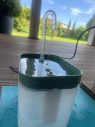 Автопоилка для кошек и собак Noxon AutoWater Clean 2в1 автоматическая поилка фонтан с фильтром и защитой от сухости + адаптер в подарок (NAW01) фото от покупателей 17