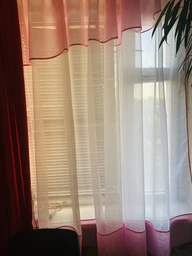 Кухонна фіранка VR-Textil № 047к блакитний з жовтим 280х170 см (52-0975) фото від покупців 1