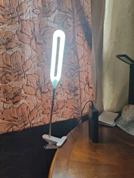 Светодиодная настольная USB лампа гибкая на прищепке 24 LED UKC XSD 206 черный фото от покупателей 4