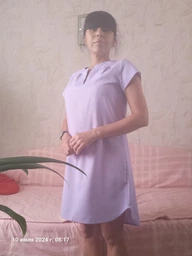 Свободное летнее платье "Penny" 46-48 лиловый