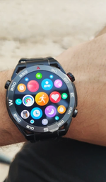 Смарт-часы Haylou Watch R8 противоударные водонепроницаемые звонки по Bluetooth HD-дисплей фитнес-трекинг мониторинг здоровья 1.43" Black