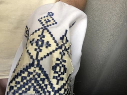 Костюм вишиванка для дівчинки Ластівки синій 122