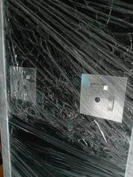 Дзеркало настінне в рамі Factura Steel ripples 45х169 см металік